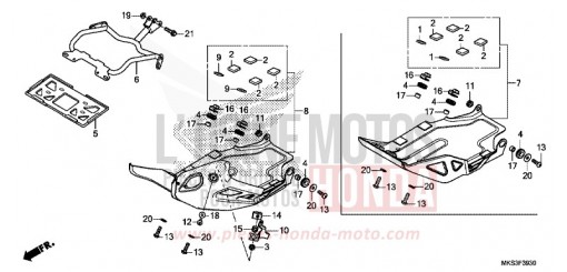 SKID PLATE CRF1100A2L de 2020